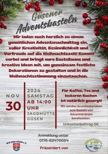 Titelbild zur Veranstaltung Adventsbasteln